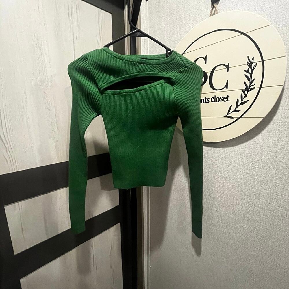 Cutout sweater
